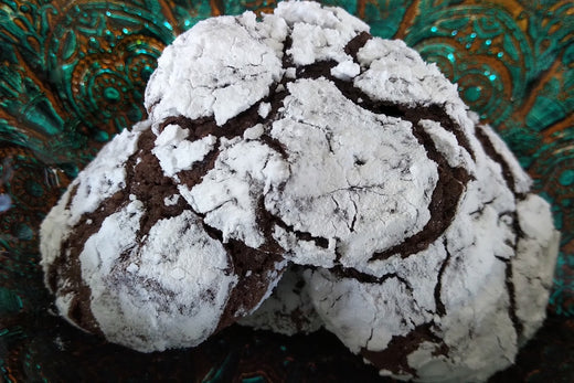Gluten Free Chocolate Krinkle Cookies